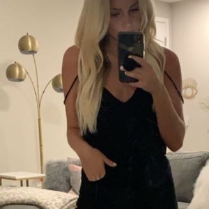 Adorable black crop tank from revolve